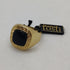 Anello uomo oro 18k pietra onice nero 7.20 gr misura 23 | Gioiellitosti.it