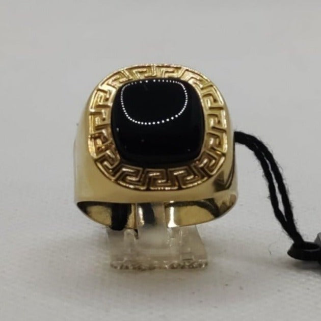 ANELLO UOMO CON ONICE IN ORO – GOLDEN ORO SRL