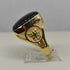 Anello uomo oro giallo 18 kt 750 pietra onice peso 6,1 gr misura 22 | Gioiellitosti.it