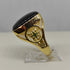 Anello uomo oro giallo 18 kt 750 pietra onice peso 6,1 gr misura 22 | Gioiellitosti.it