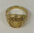 Anello uomo oro giallo 18k scudo stemma 7,40 g Misura 20 | Gioielli Tosti