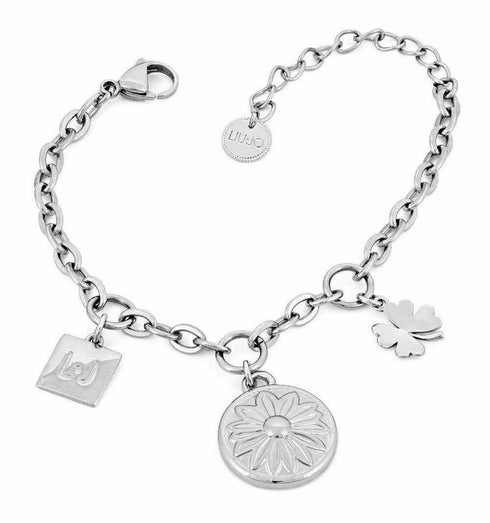 Bracciale acciaio con ciondoli Liu Jo LJ1314 | Gioiellitosti.it