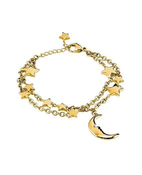 Bracciale Acciaio Pvd Oro Cristalli 2Jewels 231327 | Gioiellitosti.it