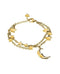 Bracciale Acciaio Pvd Oro Cristalli 2Jewels 231327 | Gioiellitosti.it