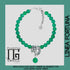 Bracciale agata verde e argento 925 Magna Grecia MGK3851V-2 | Gioiellitosti.it