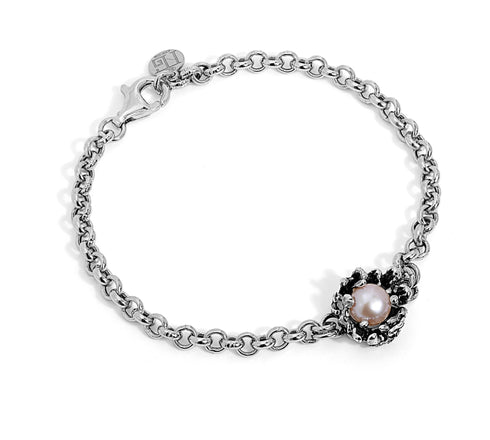 Bracciale argento 925 e perla Magna Grecia MGK4095V | Gioiellitosti.it