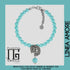 Bracciale argento 925 pietre turchese Magna Grecia MGK3851V-1 | Gioiellitosti.it