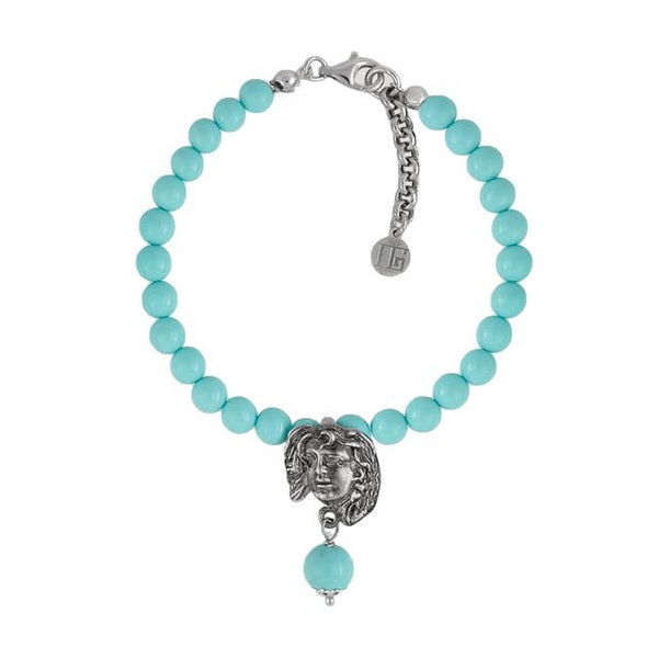 Bracciale argento 925 pietre turchese Magna Grecia MGK3851V-1 | Gioiellitosti.it