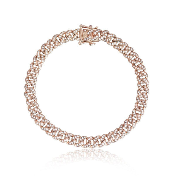 Bracciale argento 925 Rosè e zirconi Mabina 533333-M | Gioiellitosti.it
