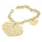 Bracciale Ciondolo Ottone ciondolo cuore Liu Jo LJ665 | Gioiellitosti.it