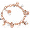 Bracciale donna acciaio rose ciondolo gufo Liu Jo LJ1633 | Gioiellitosti.it