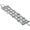 Bracciale fascia larga pietra acquamarina Boccadamo XBR815 | Gioielli Tosti