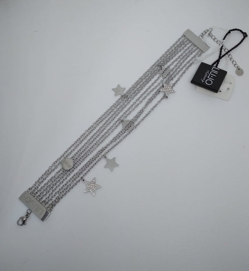 Bracciale fascia fili in acciaio e swarovski Liu Jo LJ1204 | Gioiellitosti.it