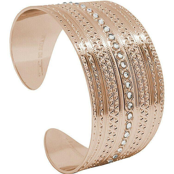 Bracciale fascia larga bronzo placcato oro rosa Boccadamo Dea XBR700DRS | Gioiellitosti.it