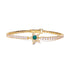 Bracciale Mabina Starlet 533651 tennis stella verde | Gioiellitosti.it