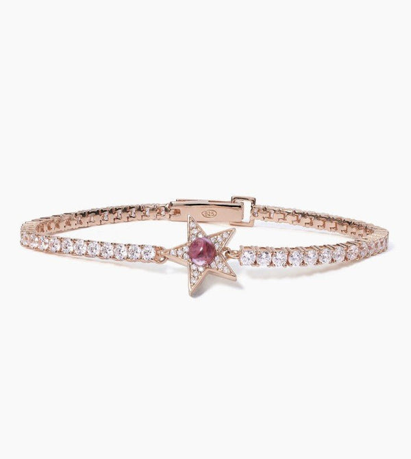 Bracciale Mabina Starlet 533652 tennis stella rosa | Gioiellitosti.it