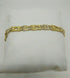 Bracciale Oro 18 kt catena bicolore 22 cm 7 mm 13,20 gr Solid 18k gold bracelet | Gioiellitosti.it
