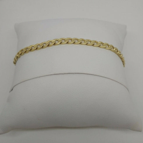Bracciale Oro 18 kt catena groumette uomo 21 cm 10,20 gr Solid 18k gold bracelet | Gioiellitosti.it