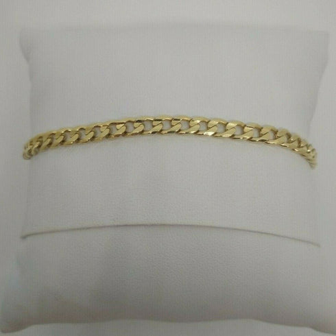 Bracciale Oro 18 kt catena groumette uomo 21 cm 10,20 gr Solid 18k gold bracelet | Gioiellitosti.it