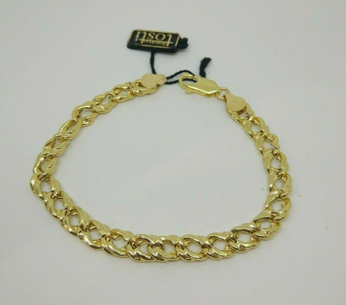 Bracciale Oro 18 kt catena larga unisex 21 cm 13,60 gr Solid 18k gold bracelet | Gioiellitosti.it