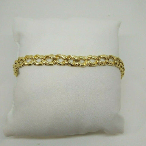 Bracciale Oro 18 kt catena larga unisex 21 cm 13,60 gr Solid 18k gold bracelet | Gioiellitosti.it
