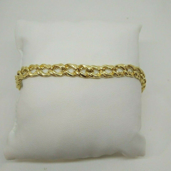 Bracciale Oro 18 kt catena larga unisex 21 cm 13,60 gr Solid 18k gold bracelet | Gioiellitosti.it