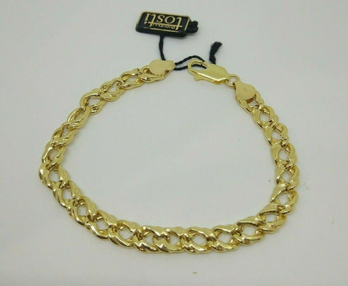 Bracciale Oro 18 kt catena larga unisex 21 cm 13,60 gr Solid 18k gold bracelet | Gioiellitosti.it