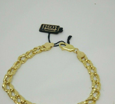 Bracciale Oro 18 kt catena larga unisex 21 cm 13,60 gr Solid 18k gold bracelet | Gioiellitosti.it