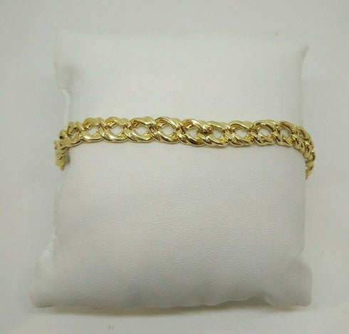 Bracciale Oro 18 kt catena larga unisex 21 cm 13,60 gr Solid 18k gold bracelet | Gioiellitosti.it