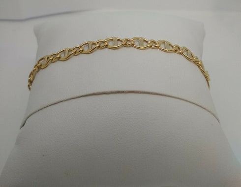 Bracciale Oro 18 kt catena uomo 20 cm 5,7 gr Solid 18k gold bracelet | Gioiellitosti.it