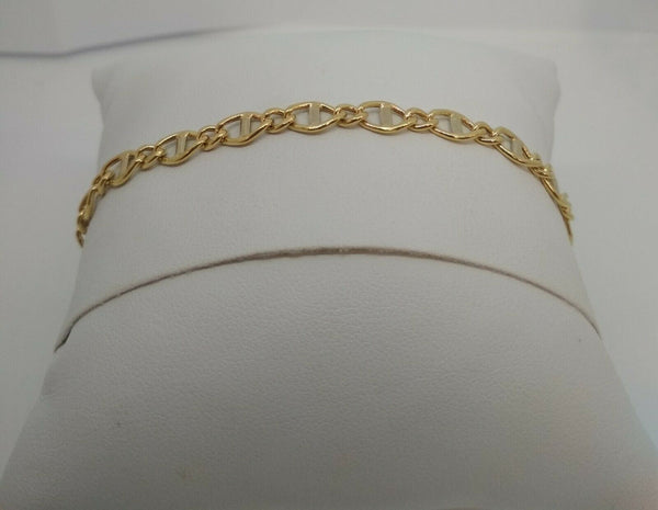 Bracciale Oro 18 kt catena uomo 20 cm 5,7 gr Solid 18k gold bracelet | Gioiellitosti.it