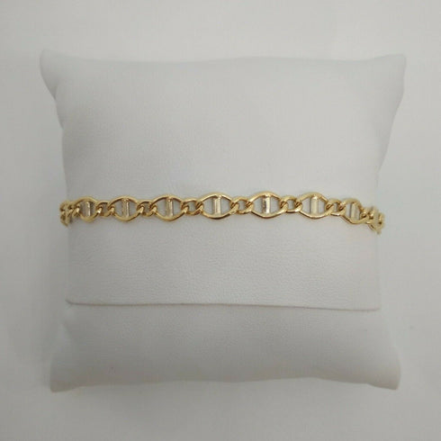 Bracciale Oro 18 kt catena uomo 20 cm 5,7 gr Solid 18k gold bracelet | Gioiellitosti.it