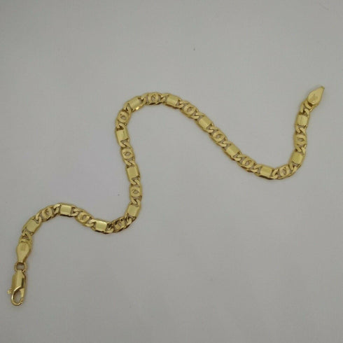Bracciale Oro 18 kt catena uomo maglia 20,5 cm 10,60 gr Solid 18k gold bracelet | Gioiellitosti.it