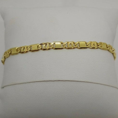 Bracciale Oro 18 kt catena uomo maglia 20,5 cm 10,60 gr Solid 18k gold bracelet | Gioiellitosti.it