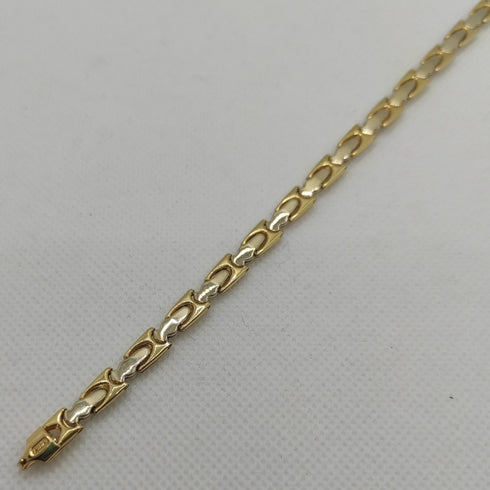 Bracciale Oro 18 kt catena uomo maglia 20,5 cm 10,60 gr Solid 18k gold bracelet | Gioiellitosti.it