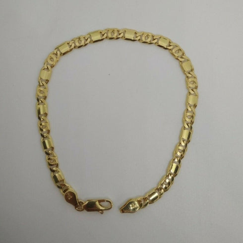 Bracciale Oro 18 kt catena uomo maglia 20,5 cm 10,60 gr Solid 18k gold bracelet | Gioiellitosti.it