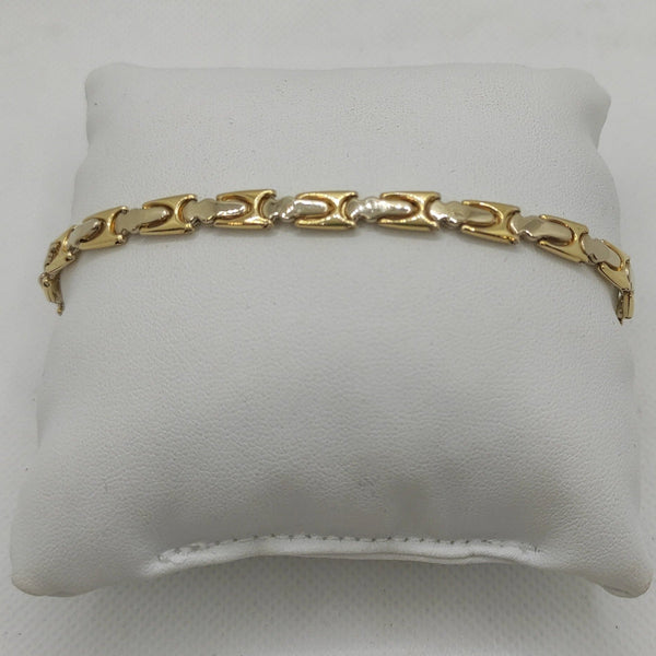 Bracciale Oro 18 kt catena uomo maglia 20,5 cm 10,60 gr Solid 18k gold bracelet | Gioiellitosti.it