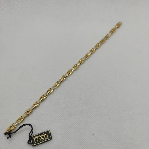 Bracciale Oro 18 kt catena uomo maglia 20,5 cm 10,60 gr Solid 18k gold bracelet | Gioiellitosti.it