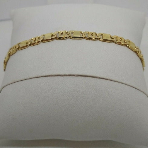 Bracciale Oro 18 kt catena uomo maglia 20,5 cm 10,60 gr Solid 18k gold bracelet | Gioiellitosti.it