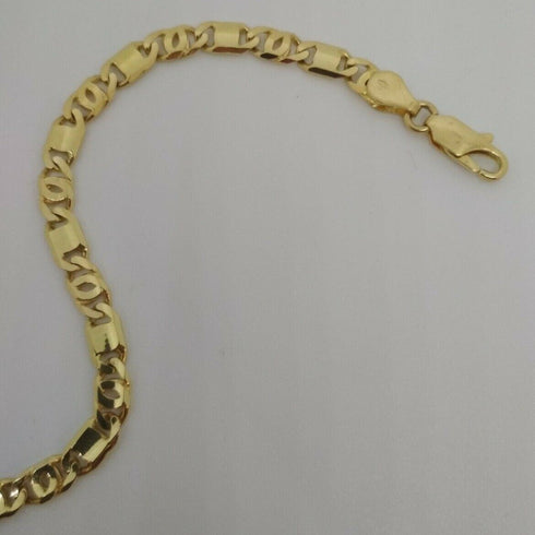 Bracciale Oro 18 kt catena uomo maglia 20,5 cm 10,60 gr Solid 18k gold bracelet | Gioiellitosti.it