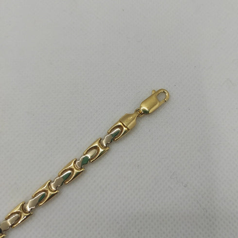 Bracciale Oro 18 kt catena uomo maglia 20,5 cm 10,60 gr Solid 18k gold bracelet | Gioiellitosti.it