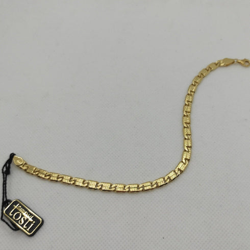 Bracciale Oro 18 kt catena uomo maglia 20,5 cm 14,60 gr Solid 18k gold bracelet | Gioiellitosti.it