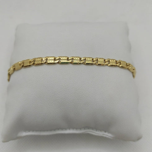 Bracciale Oro 18 kt catena uomo maglia 20,5 cm 14,60 gr Solid 18k gold bracelet | Gioiellitosti.it
