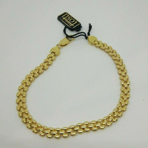 Bracciale oro 18 kt donna catena doppia maglia 11,80 gr Solid 18k gold bracelet | Gioiellitosti.it