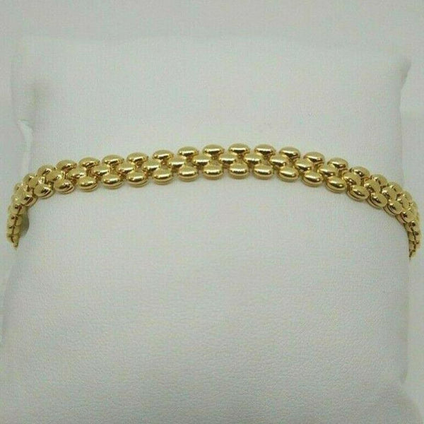 Bracciale oro 18 kt donna catena doppia maglia 11,80 gr Solid 18k gold bracelet | Gioiellitosti.it