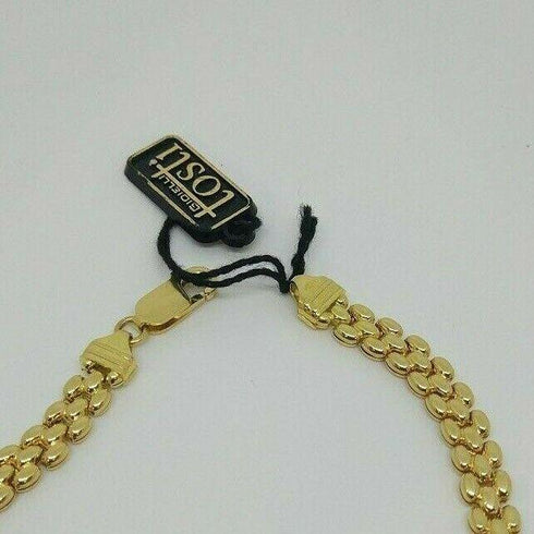 Bracciale oro 18 kt donna catena doppia maglia 11,80 gr Solid 18k gold bracelet | Gioiellitosti.it