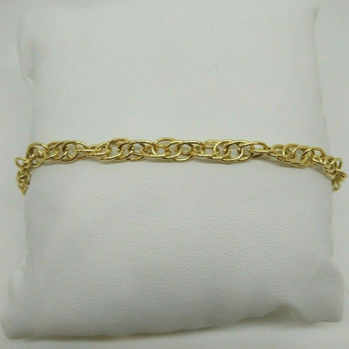 Bracciale Oro 18 kt donna catena lucida 20 cm 4,70 gr Solid 18k gold bracelet | Gioiellitosti.it