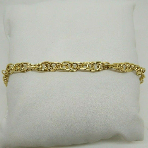 Bracciale Oro 18 kt donna catena lucida 20 cm 4,70 gr Solid 18k gold bracelet | Gioiellitosti.it