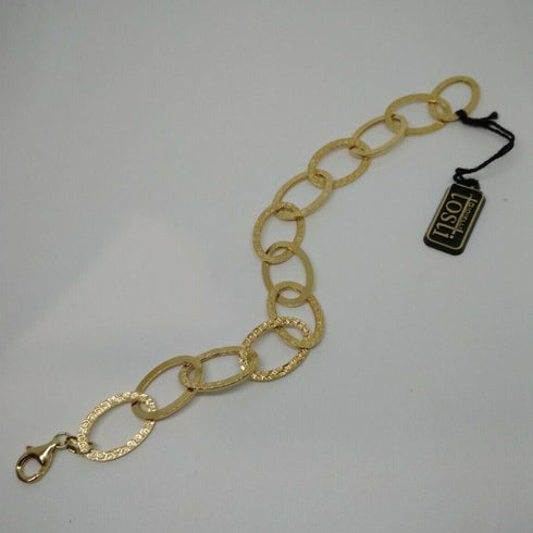 Bracciale oro 18 kt donna catena maglia ovale 6,80 gr Solid 18k gold bracelet | Gioiellitosti.it