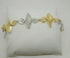 Bracciale oro 18 kt donna maglia 2 colori 10,60 gr Solid 18k gold bracelet | Gioiellitosti.it